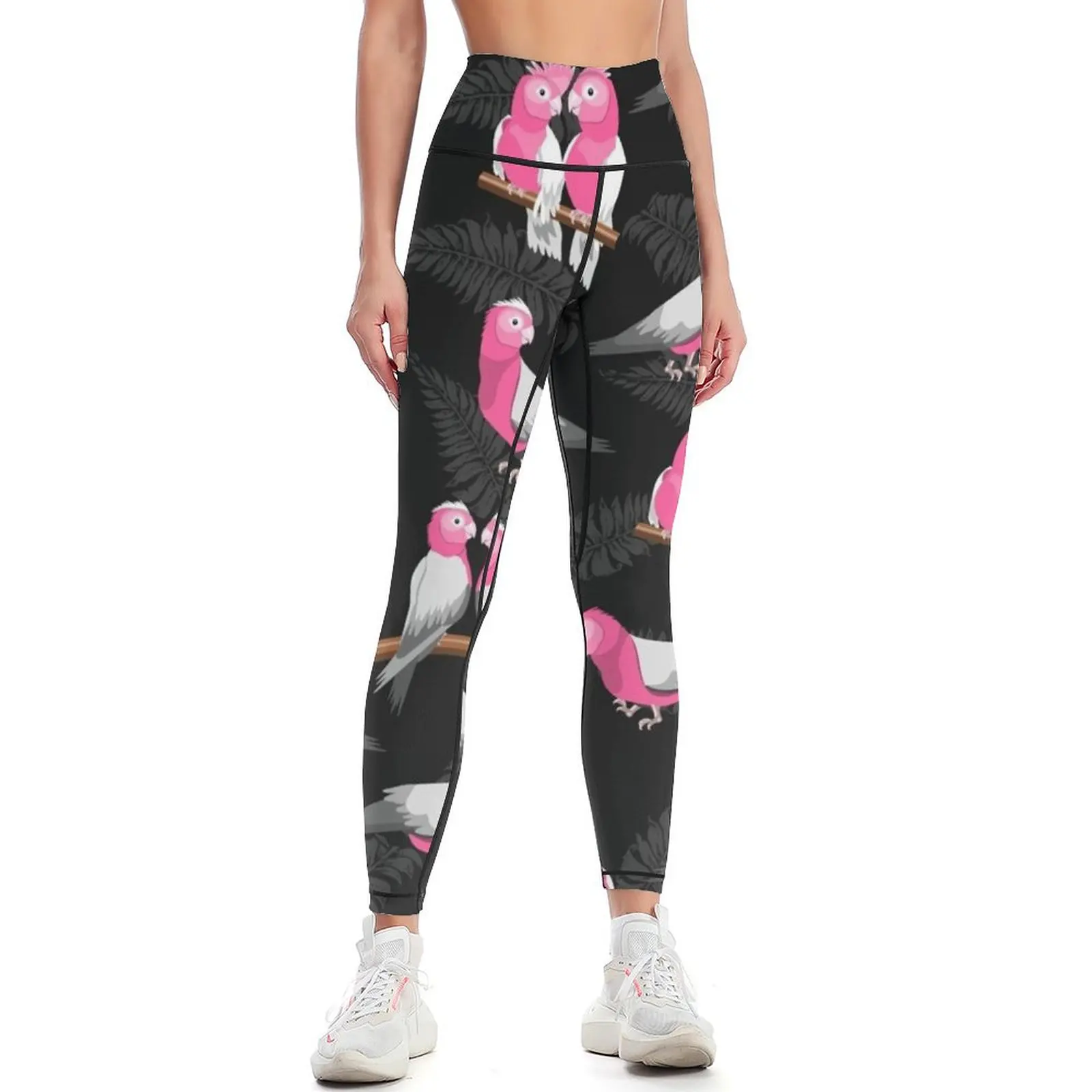 Galah cockatoo pattern Leggings Women's sports Women's sportswear sportswear gym Womens Leggings