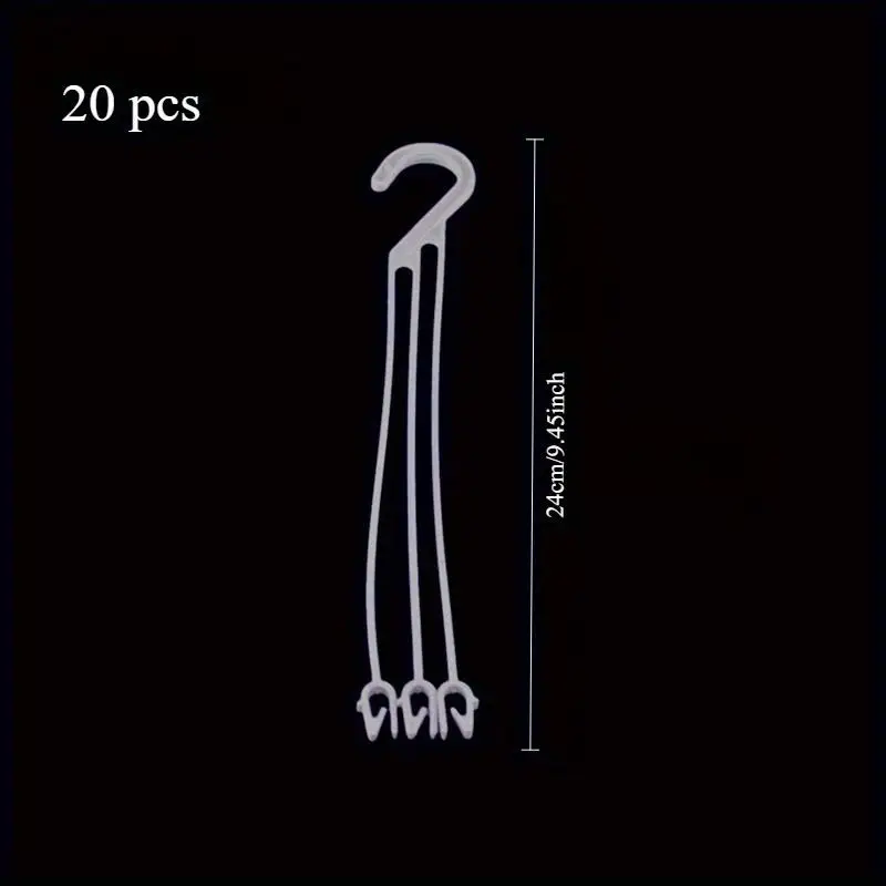 20Pcs Plant Hanger Macrame Hanging Flower Pots Holder Garden Planter Hooks Home Hanging Basket Balcony Decor