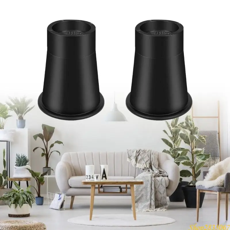 Plastic Bed Risers 5.8 Inch With Grip Base For Chair Sofa Elevator 831F