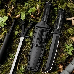 Men's Gift High Quality 7cr13mov Steel Fixed Blade Rescue Knife for Hunting Camping Survival