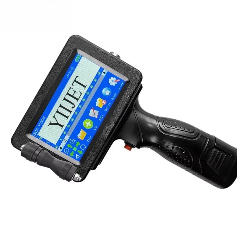Portable Handheld Inkjet Printer, Logo Date QR Code Batch Number Machine for Plastic Bag Carton Bottle