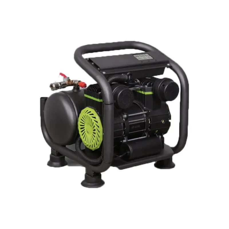 Air compressor, oil-free silent intelligent pressure regulating nail gun 220v household paint decoration small air pump