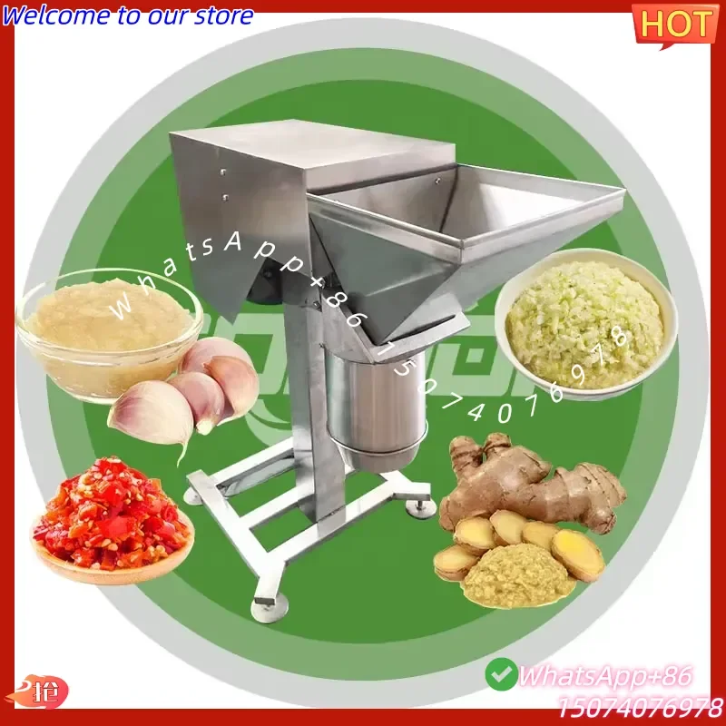 2026 Fresh Vegetable Fruit Make Crusher Grind Automatic Ginger and Garlic Paste Grinder Machine for Home