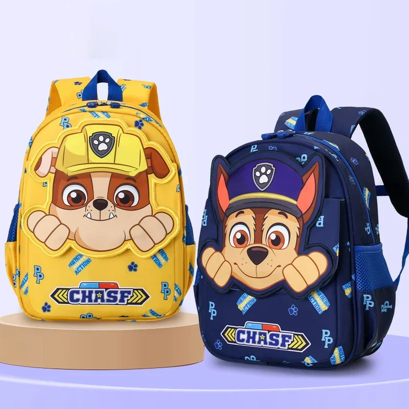 Paw Patrol  Backpack Cute Burden-Reducing Student School Bag Cartoon Paw Patrol Large Capacity Backpack Children's Gift