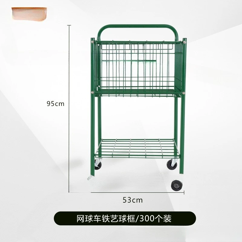 عربة تنس، محمولة، قابلة للطي، مدرب، تدريب، سعة كبيرة، بعجلات