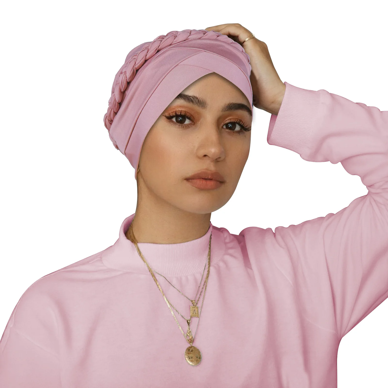 

Индийский женский тюрбан, хиджабы, внутренняя шляпа, косы, химиотерапия, мусульманский лоб, крест, капот, шляпа от выпадения волос, головной платок, исламская повязка на голову