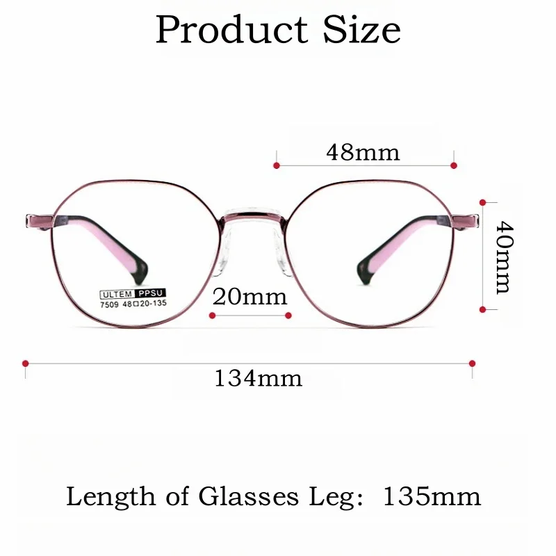 OLLYMURS Сверхлегкие удобные детские очки в стиле ретро, модные большие оптические очки для подростков, оправа для очков по рецепту для мальчиков и девочек