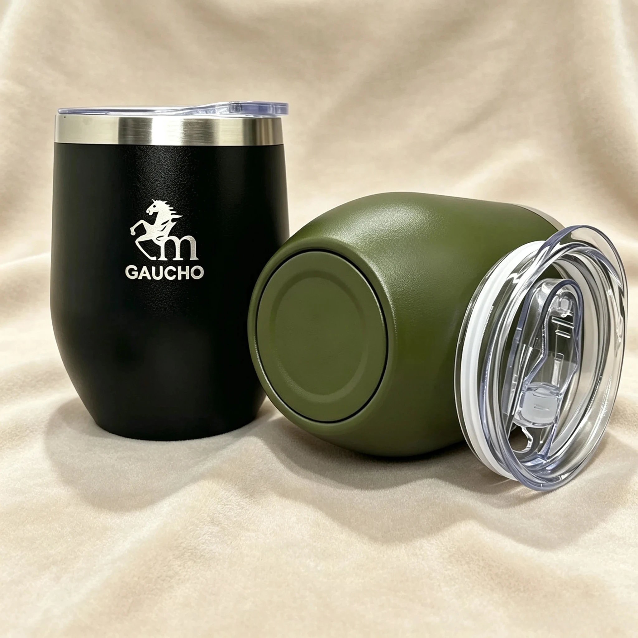 Gaucho Yerba Mate Set 350ml Calabash Gourd Beker Dubbelwandig Roestvrij Staal Met Lekbestendig Deksel Bombilla 16,5cm Afneembaar Filter Reinigingsborstel Voor Reizen – Detail 5