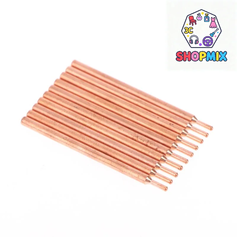 2/5/10 Stuks 3 Mm Paars Koperoxide Elektrode Hoofd 18650 Power Batterij Dubbele Hoofd Puntlassen naald