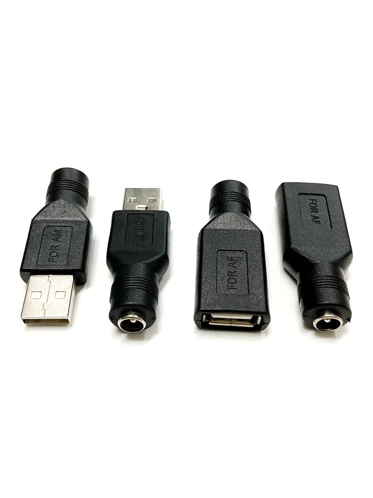 

USB2.0 Male And Female To DC 5.5x2.1 Power Plug Extension Or Transmission Connector Adapter Electrical Accessories