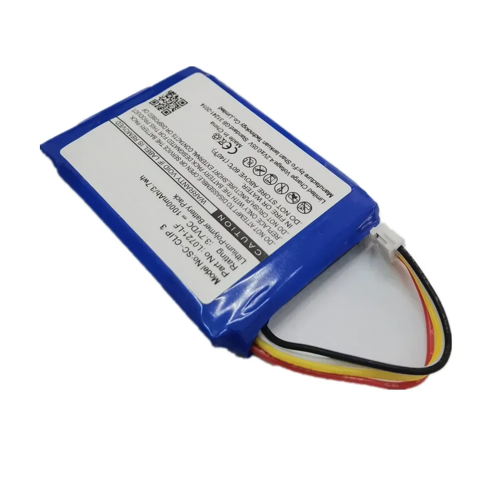 2025 Years 1000mAh L0721-LF Original Replacement Battery For JBL Clip 3 Clip3 Clip 3AN / Clip 3 SAND Speaker Batteries Bateria image 4