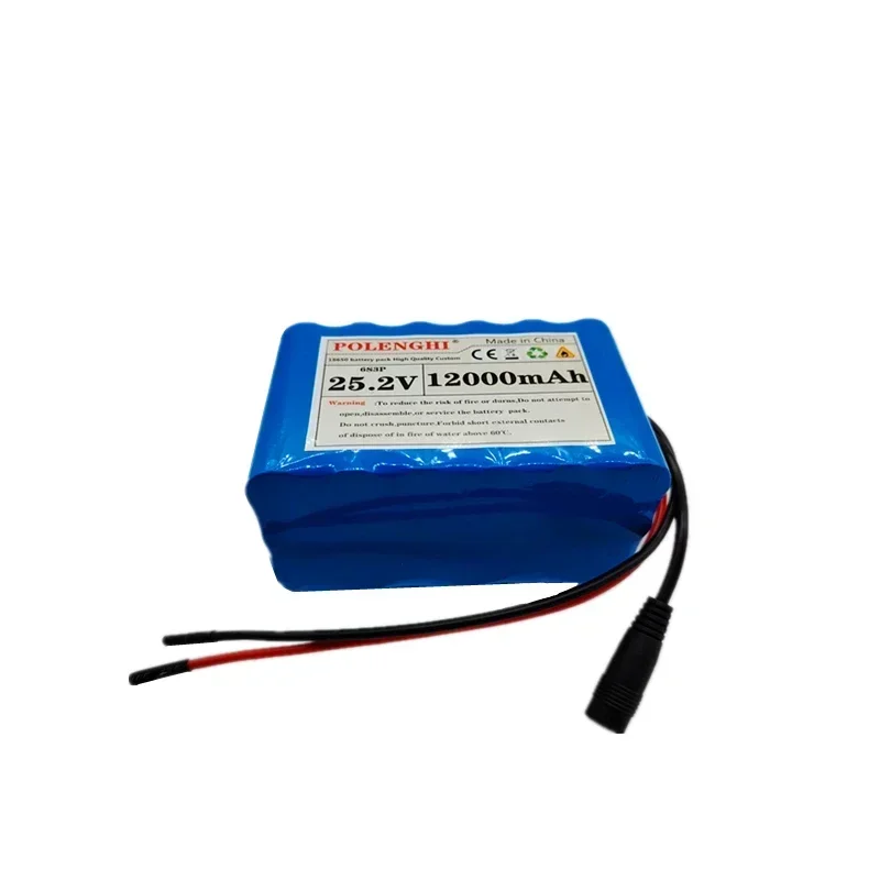 100% high-quality 6S3P 25.2V 12000-16000mAh 18650 rechargeable lithium-ion battery pack with built-in intelligent BMS 2A charger