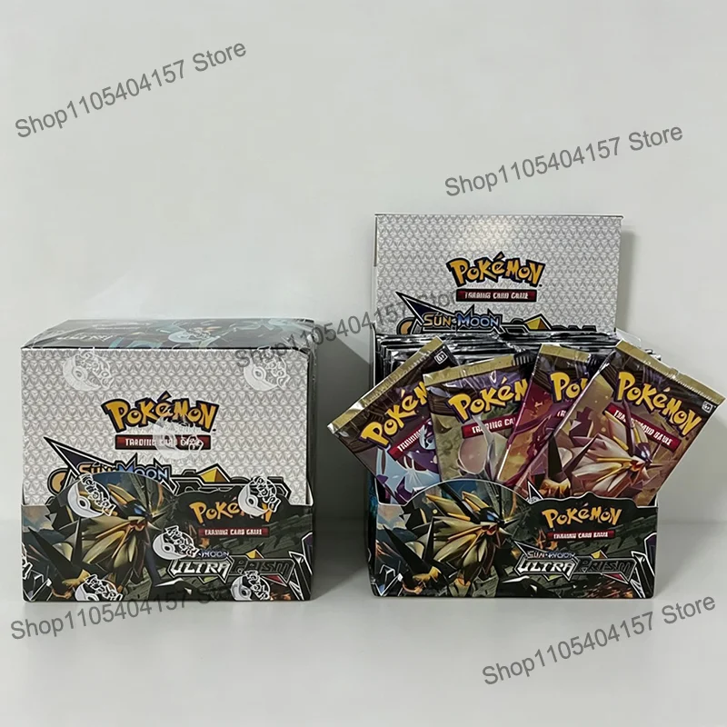 360 Stück Pokemon TCG Sun & Moon Ultra Prism Englische Booster-Kampfkarten Sammelkartenspiel Sammlung Spielzeug Geschenke