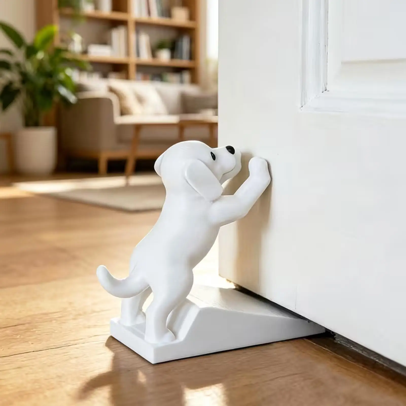 1Pc Cute Decorative Door Stopper, 3D Printed Movable Door Stopper, anti Slip Base to Protect Walls, Home Decoration