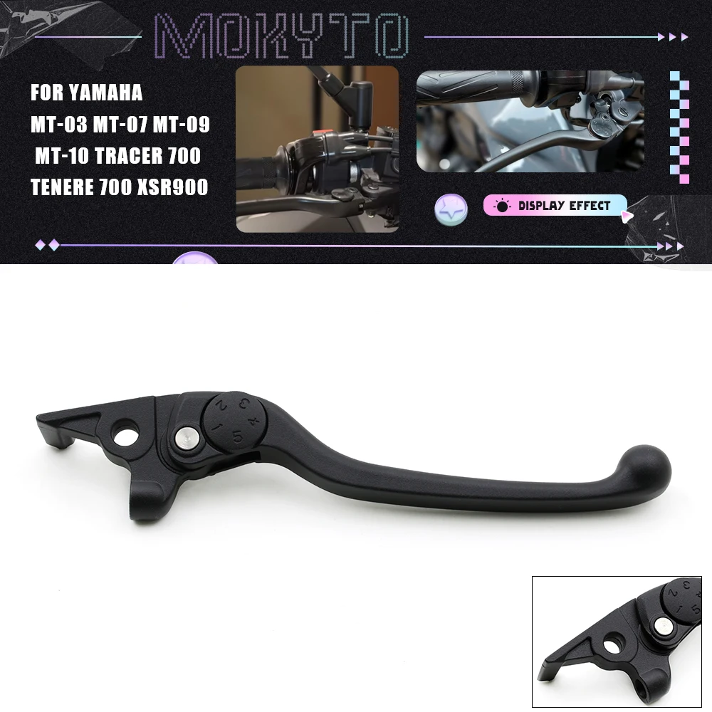 

Аксессуары для мотоциклов: ручки управления, тормозные рычаги для YAMAHA MT-03, MT-07, MT-09, MT-10, Tracer 700, TENERE 700, XSR900 (2014-2026)