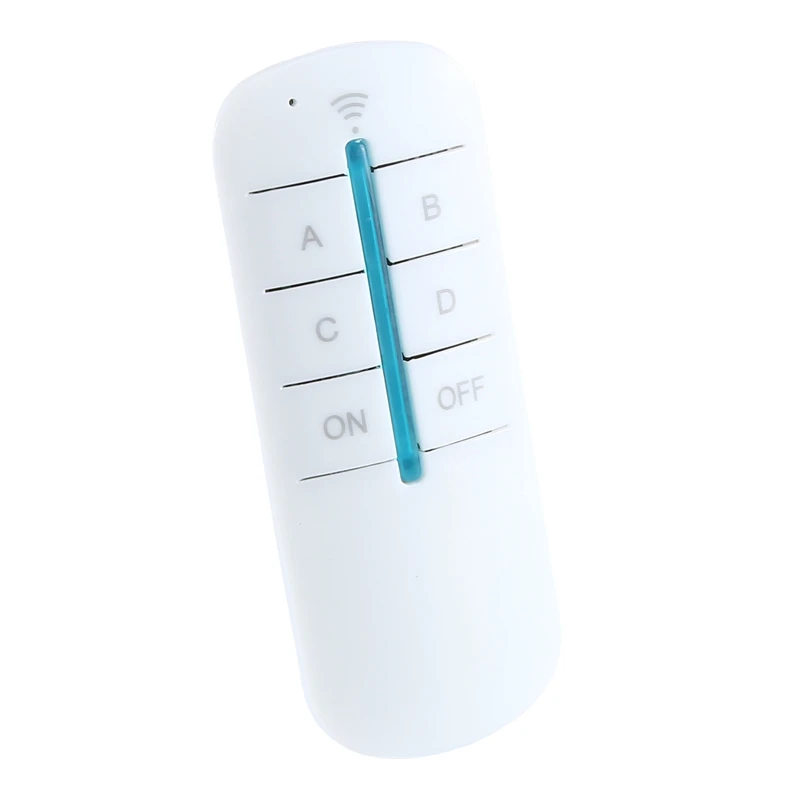 4 Way Light Lamp Digital Wireless Remote Control Switch ON/OFF 220V