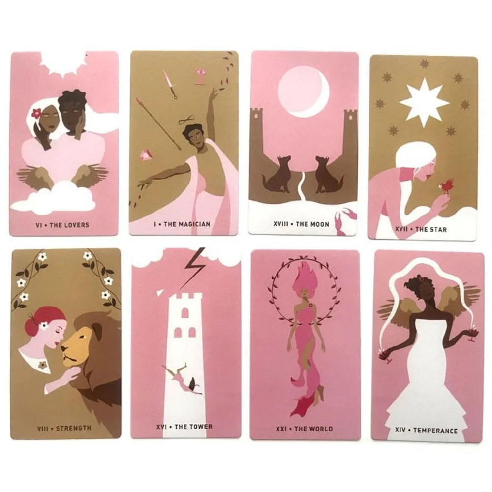 12X7cm Gentle Heart Tarot Deck Card Games Paper Manual