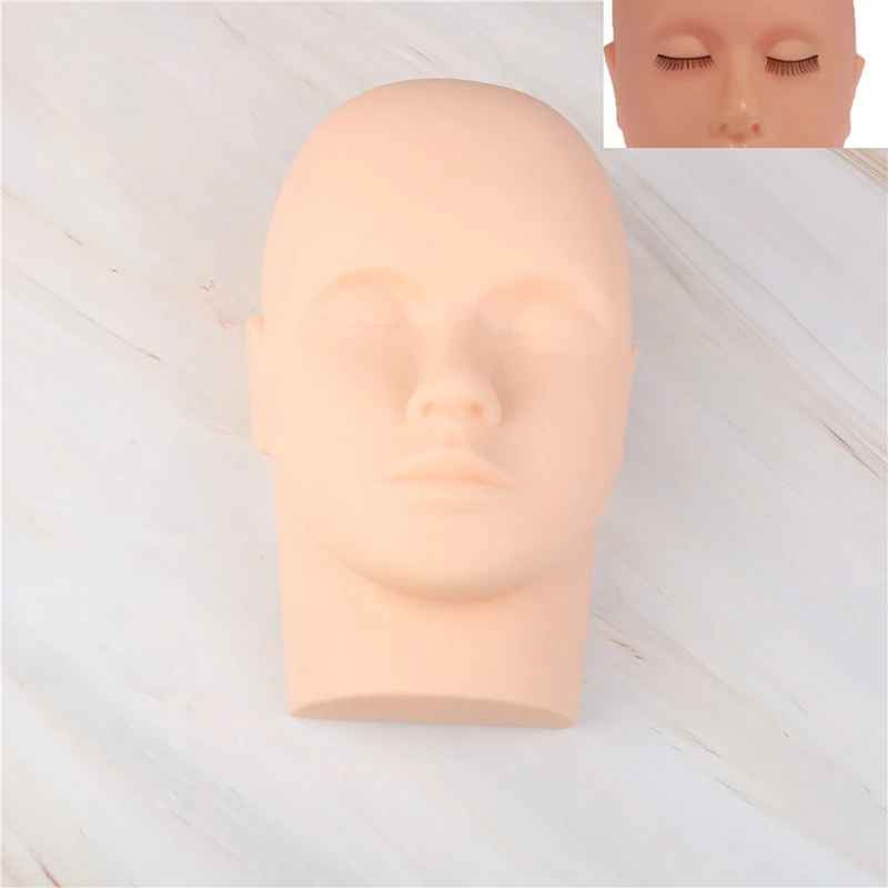 1PCS 3D Face Microblading Permanent Makeup Eyebrow Practice Human Face Skin Lips Tattoo