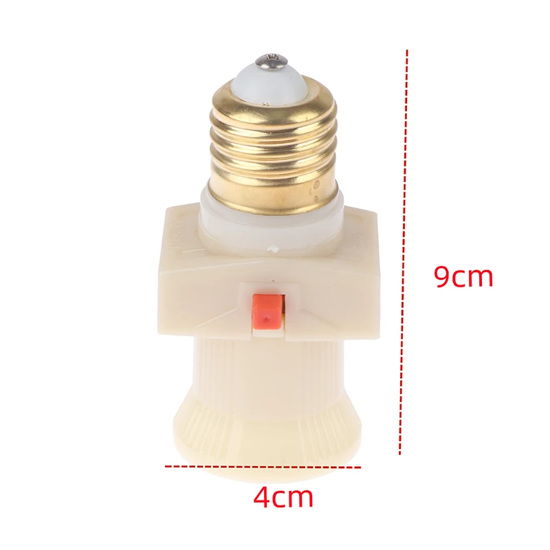 1PC 6A 250V E27 ABS LED Bulb Adapter Lighting Holder Base Plug Connector Accessories Screw Light Socket Conversion for Lamp