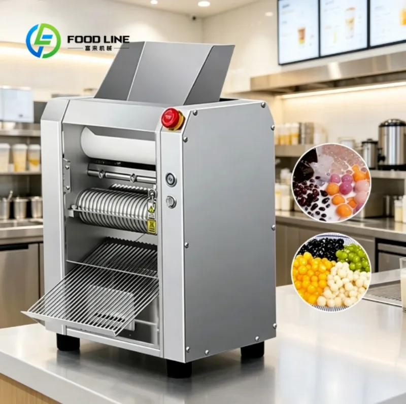 

Automatic Tapioca Pearl Machine for Bubble Tea with High Efficiency Dough Mixing, Extruding and Pearl Forming Function