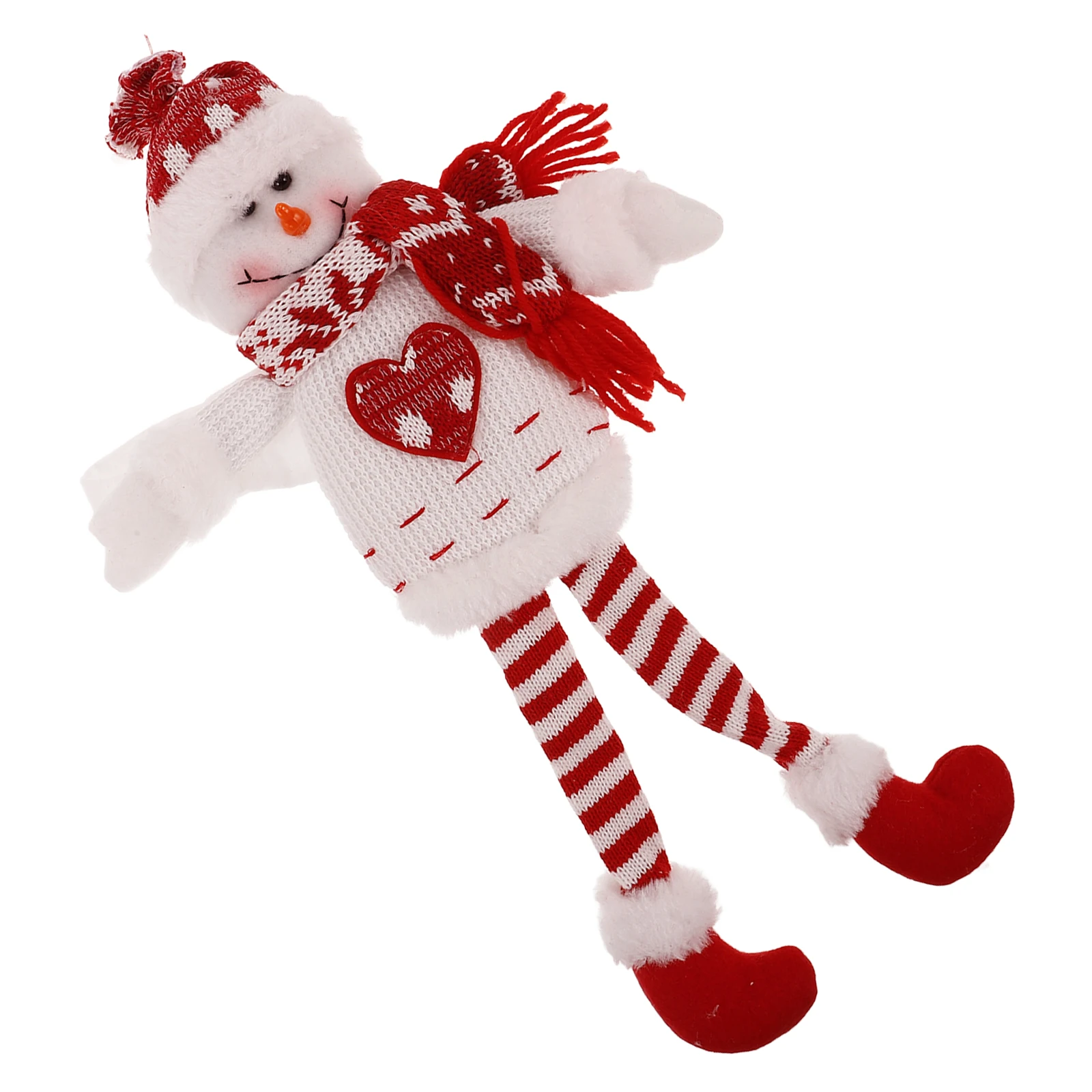 

Curtain Buckle Snowman Holder Festive Fasteners Knitted RV Home Drapery Holdbacks Christmas Holiday Window