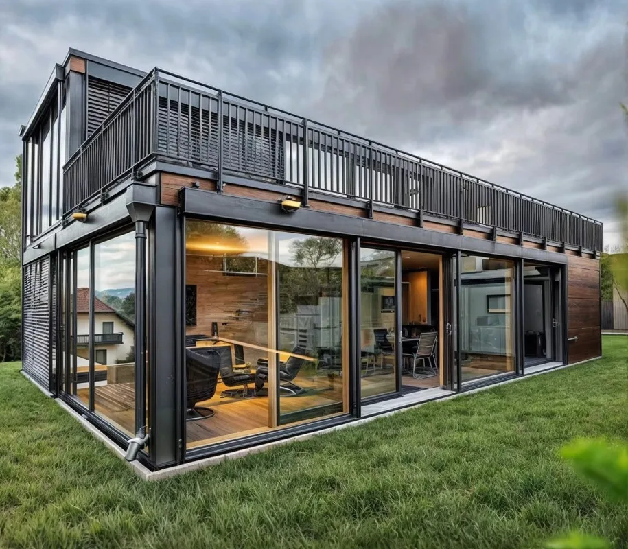 Casa modulare scorrevole modificata per contenitori di spedizione domestici portatili