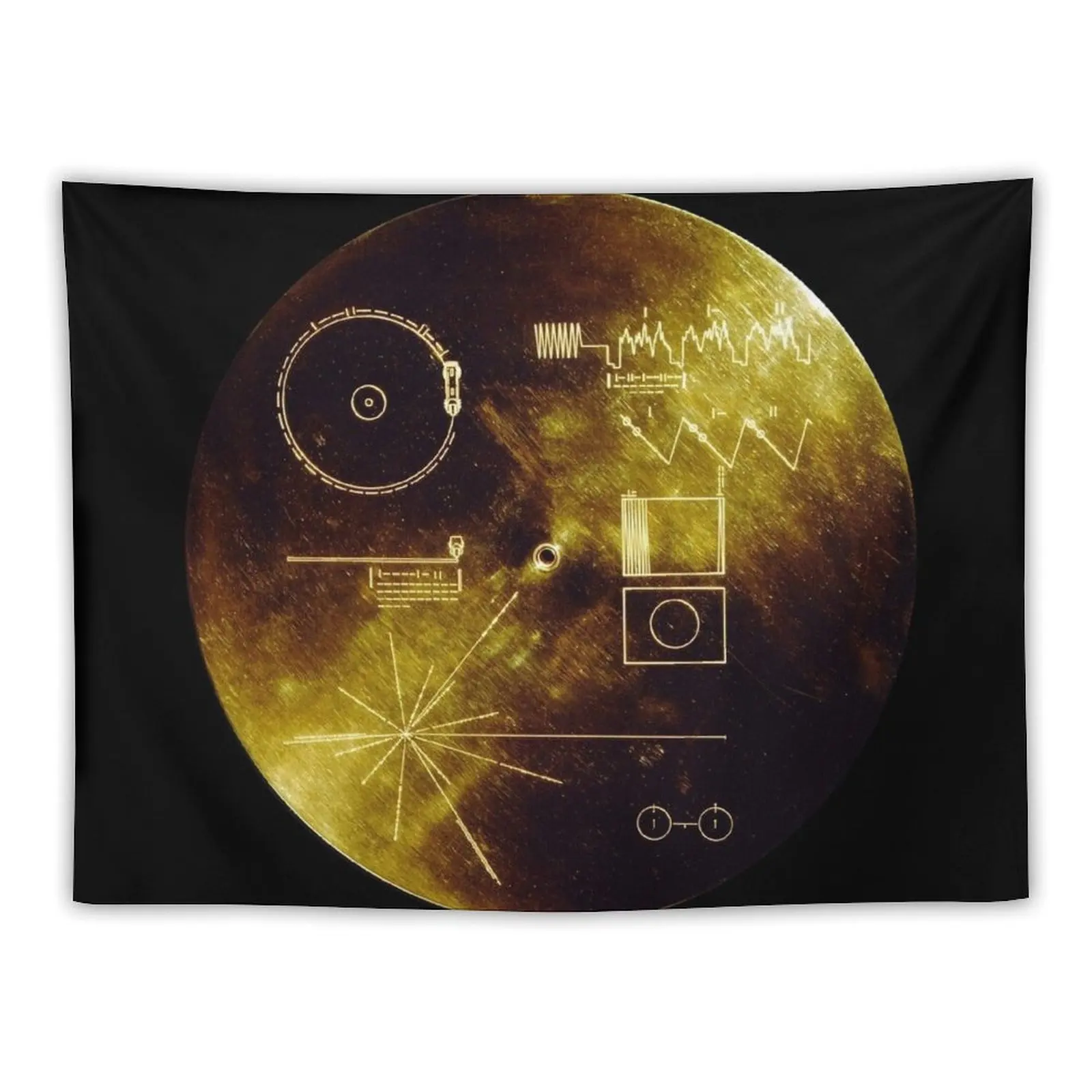 

Voyager Golden Record Tapestry Korean Room Decor Room Decor For Girls Bedroom Decor Room Cute Tapestry