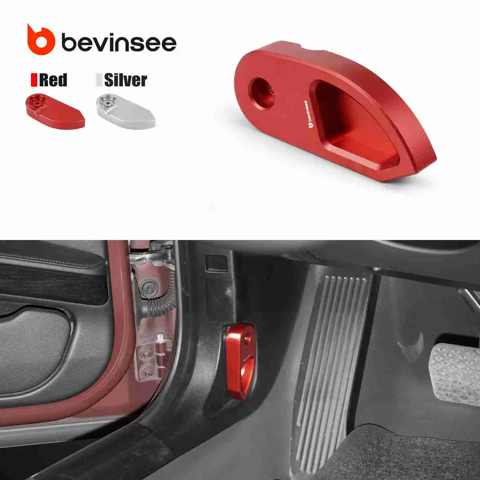 

Aluminum Engine Hood Release Lever Handle Bracket Trim for BMW E92 E90 E91 E93 E81 E82 E87 E88 F06 F12 F13 X1 E84 51237058117