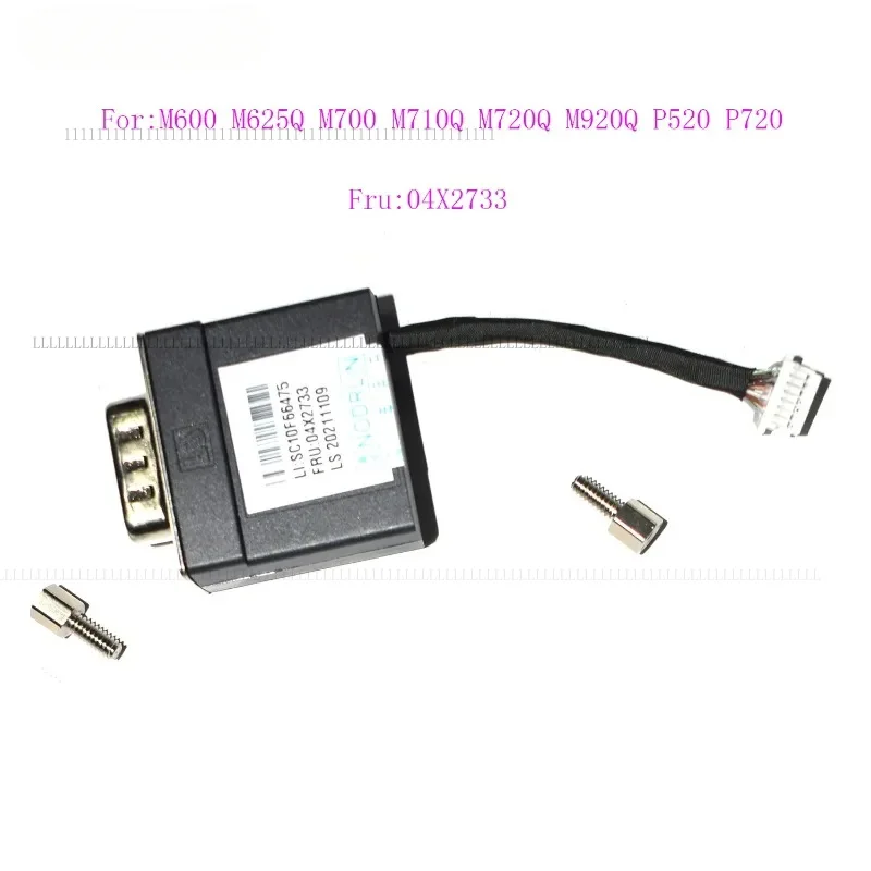 A + 04X2733 Novo Para Thinkcentre M600 M625Q M700 M710Q M720Q M920Q P520 P720 50mm Cabo Com2