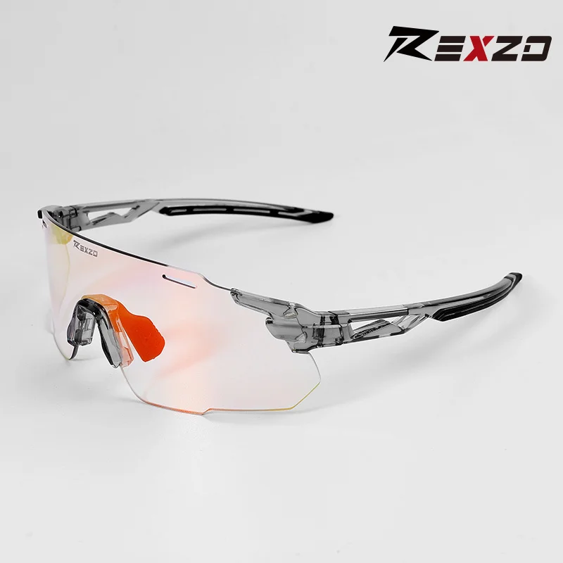 Color Changing Glasses for Riding Day and Night Dual-Use Professional Self-Driving Road Mountain Myopia Sport Climbing Running W