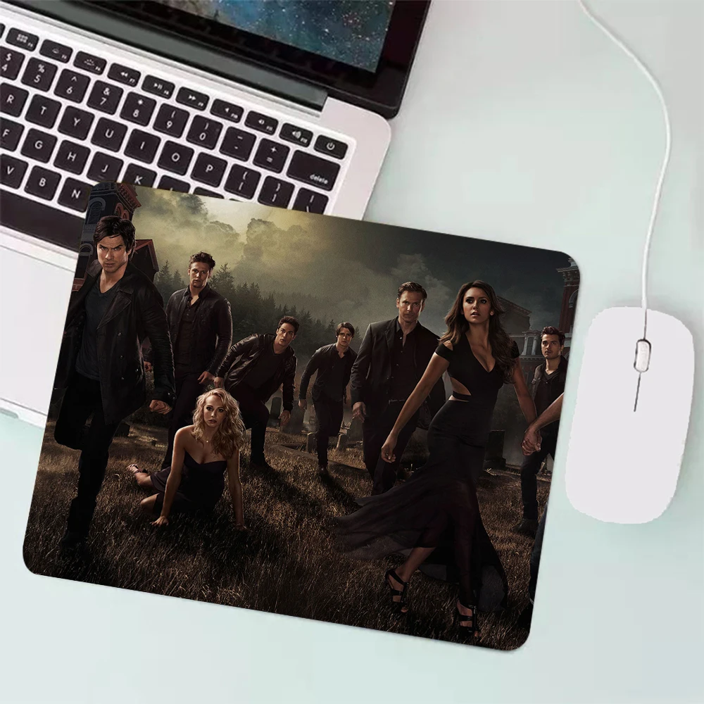 The Vampire Diaries Small Gaming Mouse Pad PC Gamer Keyboard Mousepad Computer Mouse Mat Laptop Carpet Anime Mause pad Desk Mat