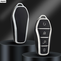 4 Button Soft TPU Car Remote Key Case Cover For BYD Song Pro Plus Max Dmi EV Seal Dolphin Remote Control Holder Fob Accessories