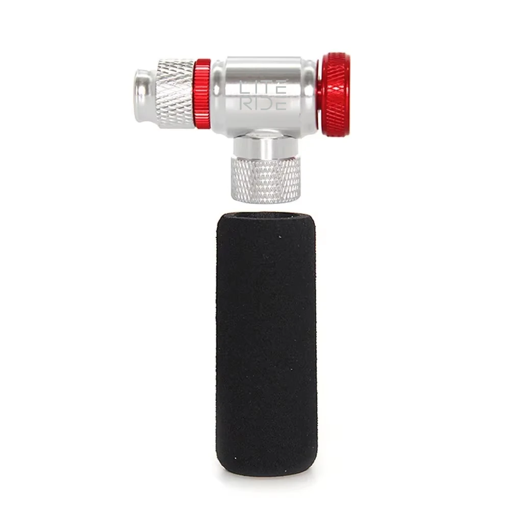 AliExpress Other LITERIDE CO2 Pump For Bicycle Schrader Presta Adapter Bike Inflator Aluminum Tire Tube Mini Size MTB Pumps CO2 Cartridge