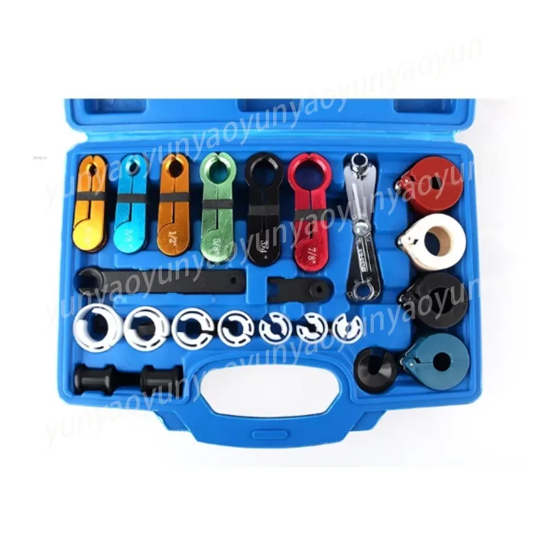 

Инструмент для отсоединения линий кондиционера, съемник пружинных фитингов для R1234yf R134a, сервисный набор