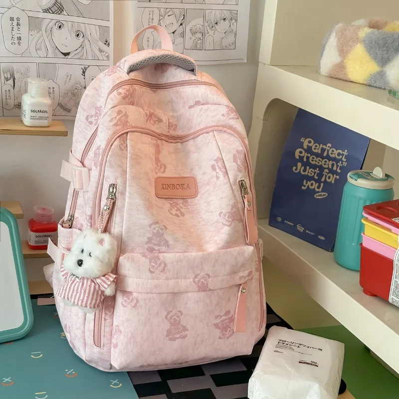 Back to School Lightweight Casual Teen Girls Fashion Backpack Travel Rucksack for Junior and Senior High School Students