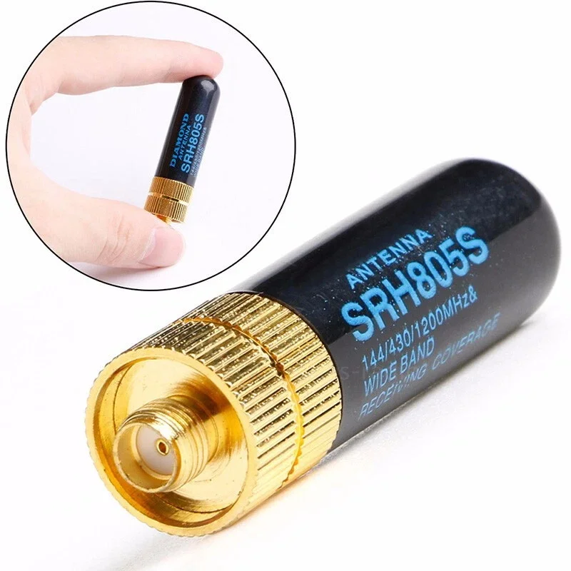 5X Diamond SRH805S SMA-F Dual Band Antenna For Baofeng GT-3 UV-5R BF-888s Ham Radio