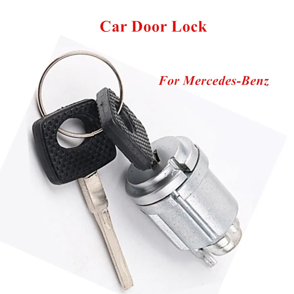 

Car Part Lock Ignition Trunk Car Door Lock Core Barrel Switch Cylinder And 2 Keys For Mercedes Benz Key Lock Set