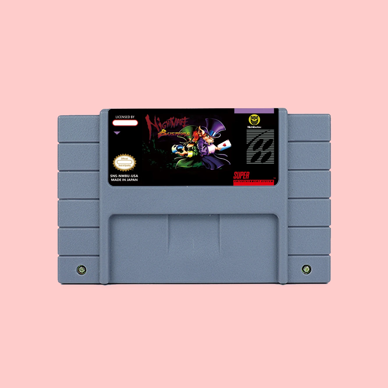 Nightmare Busters Action Game Cartridge For SNES 16bit NTSC PAL USA EUR Video Game Consoles