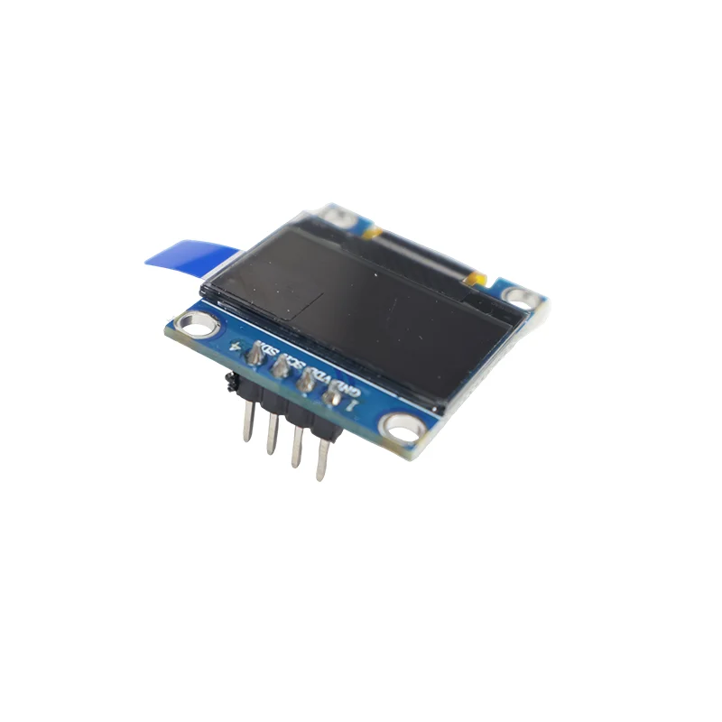 0.96 Inch Blue/White IIC OLED Display - 128x64 Pixels Arduino/RPi/ESP32 Compatible Low Power Compact for DIY & Embedded Projects