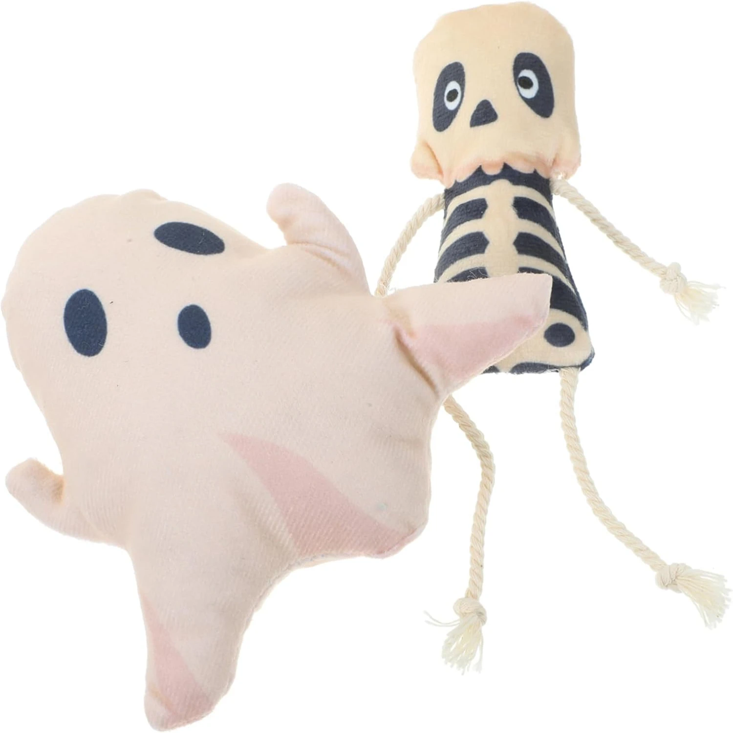 

Portable Kitten Toy 2pcs chew Toys pet Puppy Kitten Skull Plush cat Teaser pet Toy The cat Kitten Catnip Toys Doll Kitten Toy ca