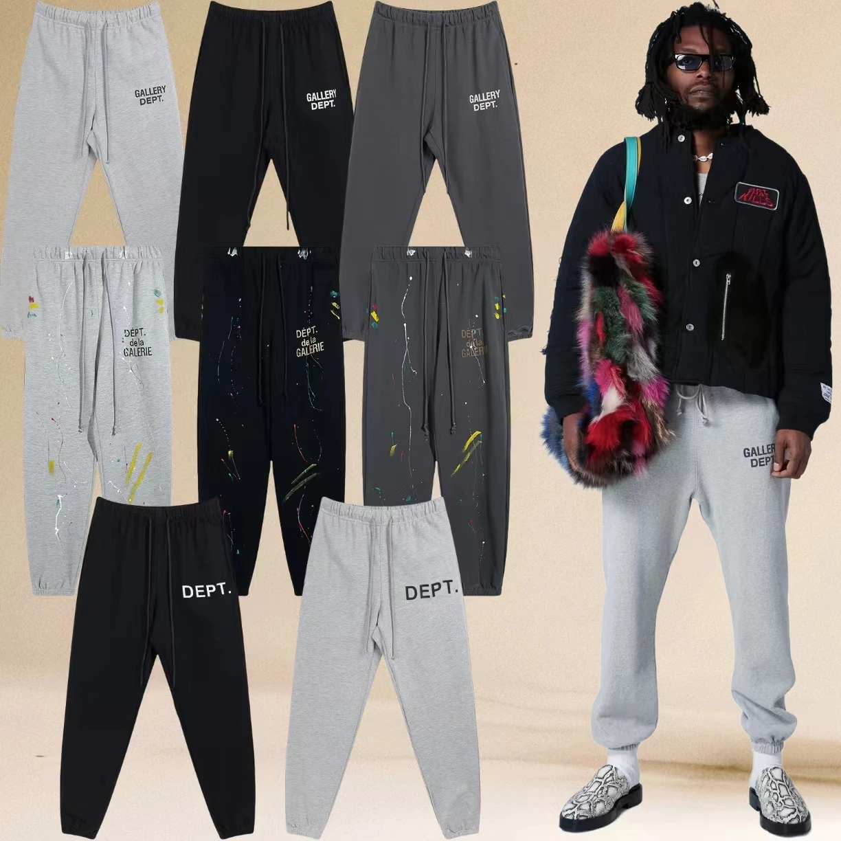 

Американские уличные брюки с принтом и надписями, повседневные длинные брюки, модные свободные молодежные брюки в стиле High Street