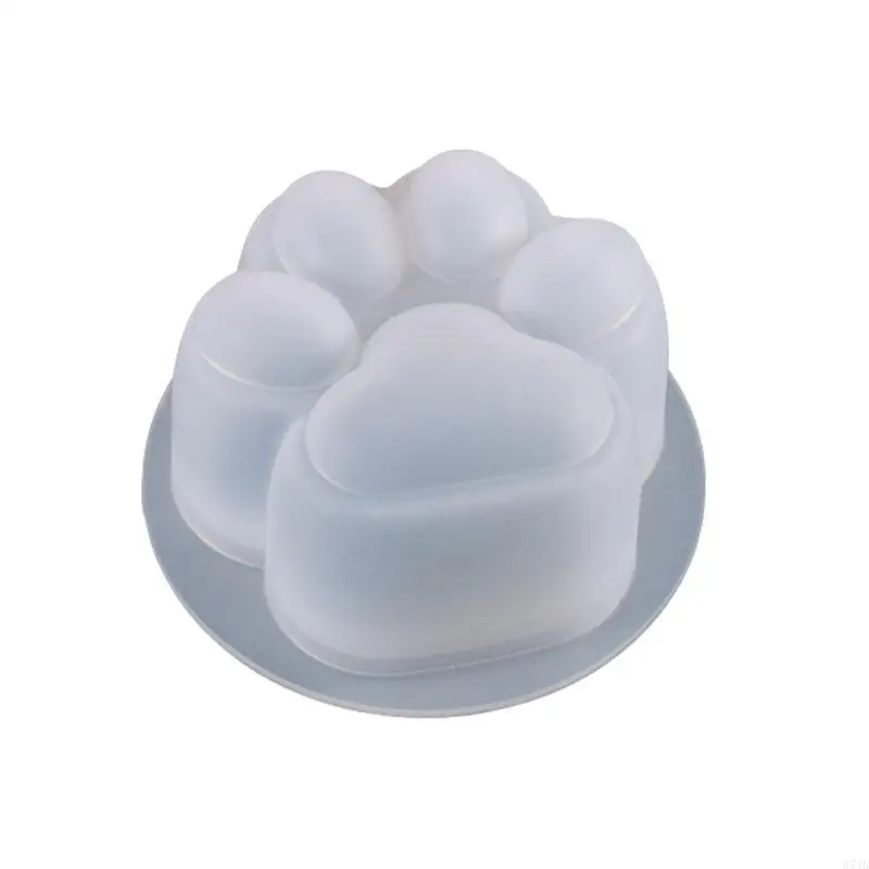 

37JB Crystal Epoxy Resin Mold for Cat Claw for Cooking Ice Cream Candy Soap Gifts to Classmates Family Tear Resistanc