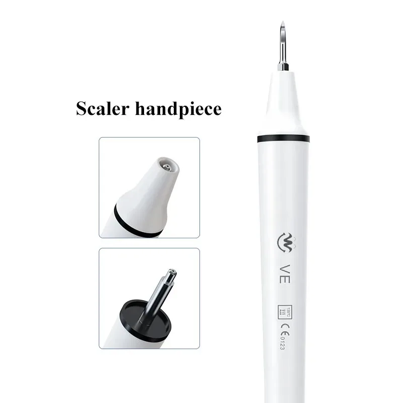 Ultrasonic Dental Scaler Set with 2*Water Bottle and 5*Tips Multi-Function Ultrasonic Scaler for Washing Teeth Dentistry Unit