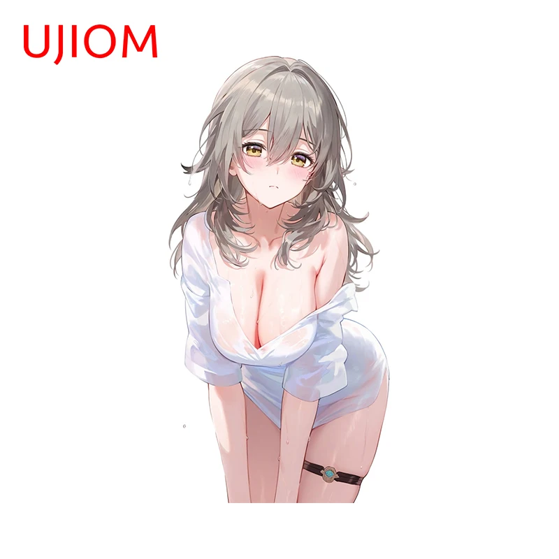 UJIOM 13cm X 6.4cm NSFW Trailblazer Honkai Star Rail Wall Stickers Sexy Bedroom Chambre Decal Personality Furniture Decoration