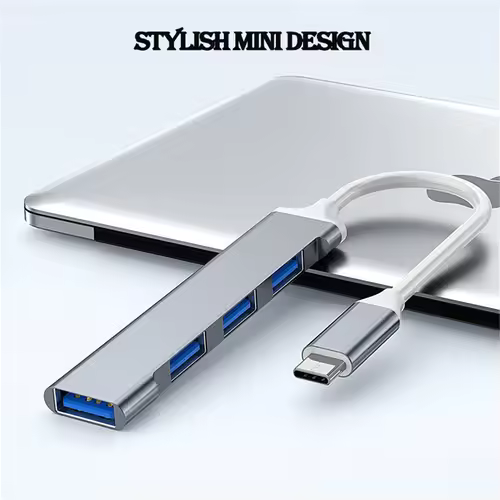USB 3.0 Hub USB Hub 4 Port High Speed Type c Splitter 5Gbps For PC Computer Accessories Multiport HUB 4 USB 3.0 2.0 Ports - Image 3