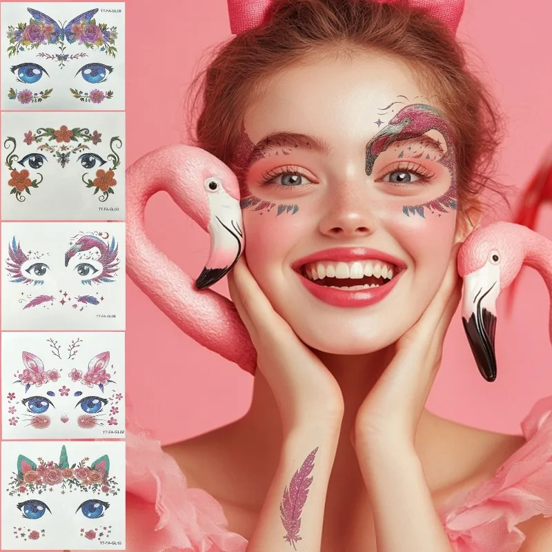 Waterproof Temporary Butterfly Tattoo Stickers for Kids Colorful Face Body Art Non Toxic Skin Friendly Long Lasting Daily Party view 4