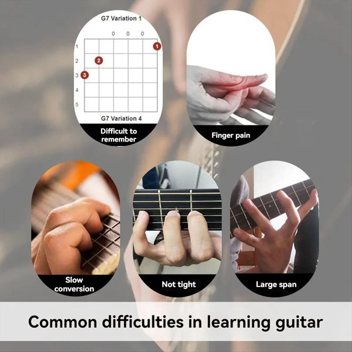 Herramienta de Ayuda para Guitarra Acústica ABXI, Herramienta de Práctica para Principiantes, Artefacto Auxiliar para Guitarra, Ayuda Didáctica para Principiantes