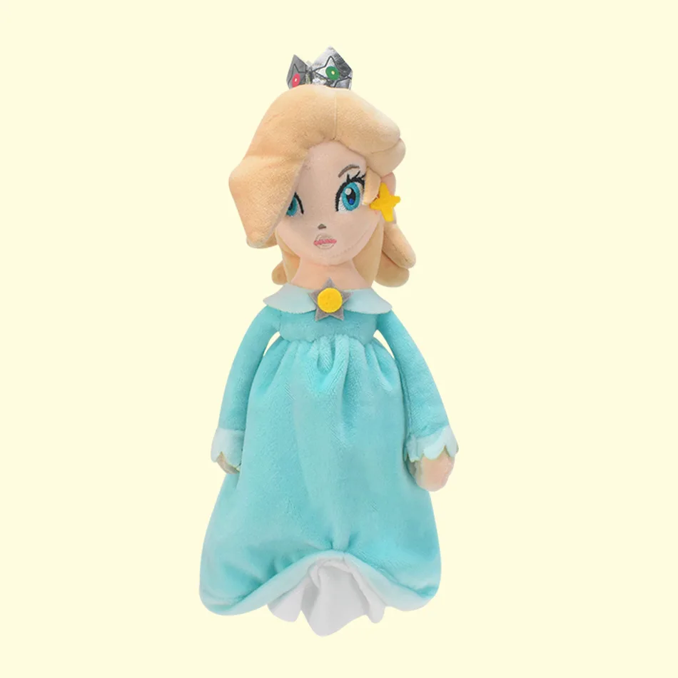 25cm Princess Peach Daisy Rosalina Cute Lovely Stuffed Animal Plush Toy Bed Home Xmas Gift for Kids view 2