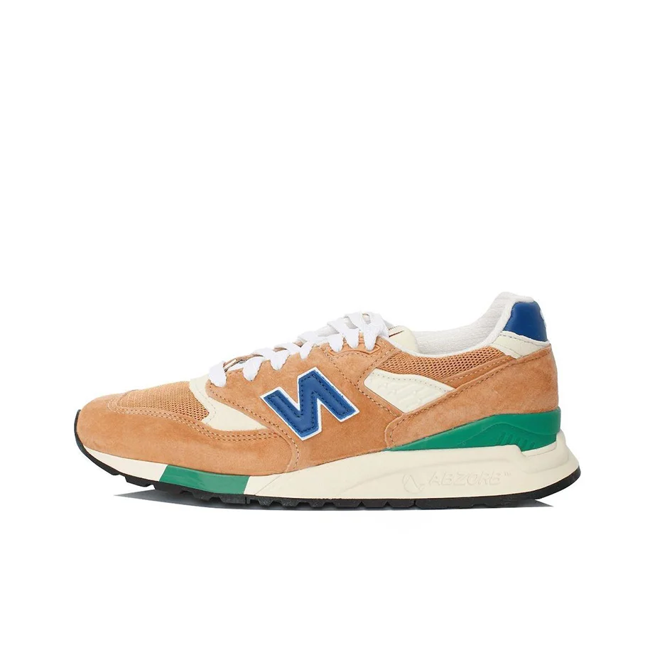 

New Balance NB 998 Abrasion Resistant Low top Casual City Commuting Running Shoes Men's Brown Blue Green U998OB