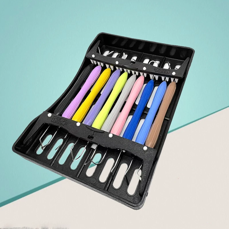 

10pcs Dental Resin Spatulas Set Silicone Composite Filler Tools for Dentist Lab Aesthetic Restoration